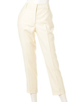 センタープレスパンツ/ホワイト