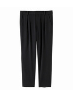 タック入りクロップドパンツ/ブルー(092)