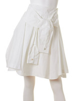 タフタラップスカート/WHT