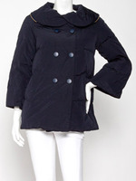 ダウンダブルコート/ネイビー