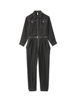 ダブルポケットジャンプスーツ/ライトブルー(091)