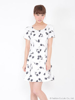 チューリップワンピ/ライトブルー