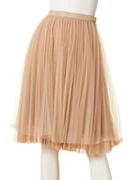 チュールフレアスカート/NVY