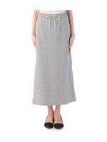 ドローストリングロングスカート/ブルー(092)