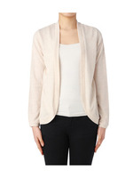 ニットソーショールカーディガン/ブルー系(092)