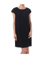 バックシャンフレンチスリーブワンピース/ピンク(072)