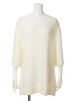 バックリボンニットワンピース/ORG