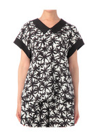 パームプリントブラウス/ブラック(319)