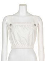 パンチングビスチェ/RED