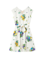 フラワーブーケワンピース/パープル系(181)