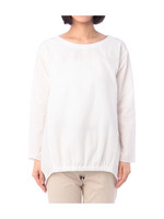 フロントレースダンガリーブラウス/ネイビー(093)