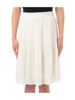 プリーツシフォンスカート/オフホワイト(003)