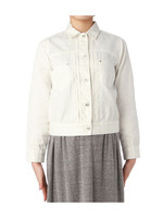 ホワイトデニムジャケット/オフホワイト(003)
