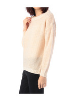 ミックス編みプルオーバニット/オフホワイト(403)