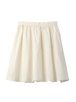 ミディ丈プリーツフレアスカート/ブルー(092)