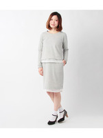 メッシュレースバックシャンプルオーバー/グレー(012)