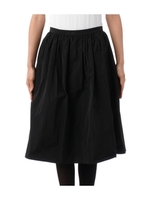 メモリータフタフレアスカート/ブラック(019)