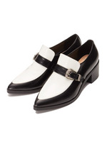 モンクストラップローファー/WHTxBLK