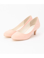 ローヒールカラーパンプス/ベージュ(052)