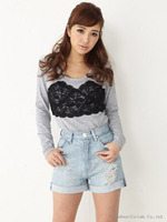 ロールアップDENIMJ/W S-PT/L/BLU