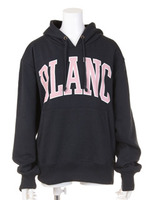 ロゴ入り裏毛パーカー/ネイビー