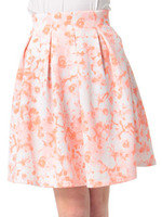 花ダイバータックスカート/ブルー