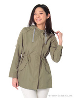 合繊モッズコート/コン