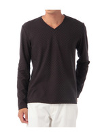 市松パターンカットソー/ブラック(019)