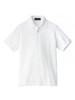 鹿の子ポロシャツ/ホワイト(002)