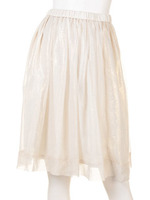 箔ラメフレアスカート/Pink