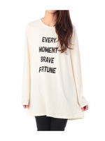 裏毛ロゴチュニックワンピース/ベビーピンク(071)