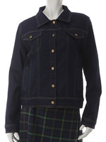 【Edit Sheen】ストレッチデニムGジャン/ブルー