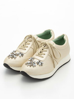 ビジュースニーカー/ゴールド