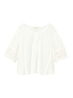 フローラルプルオーバー/ホワイト(001)