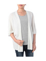 コットンニット前開きドルマンカーディガン/ホワイト(002)