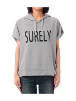 ミニ裏毛半袖パーカ/グレー系(012)