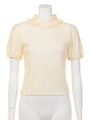 LACY　NECK　FRILL/ホワイト