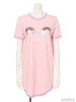 SHINE RAINBOWS ONE-PIECE/PINK