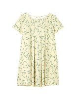 Supreme.La.La リーフプリントワンピース/レモンイエロー(031)