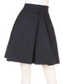 カラーグログランタックスカート/ネイビー