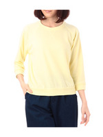裏毛ガーゼスウェット/レモンイエロー(031)