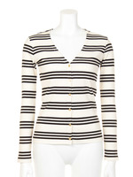 3本ラインボーダーテレコCS/ネイビー