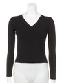 RIB FIT KNIT TOP/L/MIX