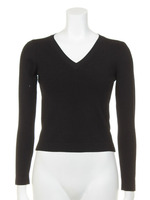 RIB FIT KNIT TOP/L/MIX