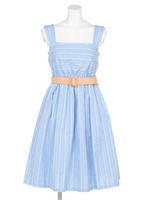 SPRING MULTI BORDER/ブルー