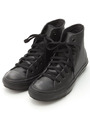 【CONVERSE】コンバース レザー オールスター ローカットスニーカー/BLACK/BLACK