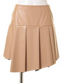 【GREED】Dual Face Gathered Skirt/BEIGE