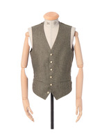 CANONICOミニチェックベスト/ベージュ系(753)