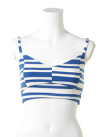 LADY BORDERショートキャミ/BLU