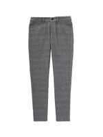 [L]ストレッチグレンチェックパンツ/ブラック(219)